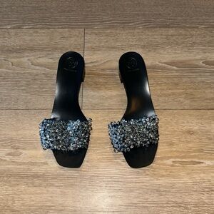 Tory Birch Heeled Slides